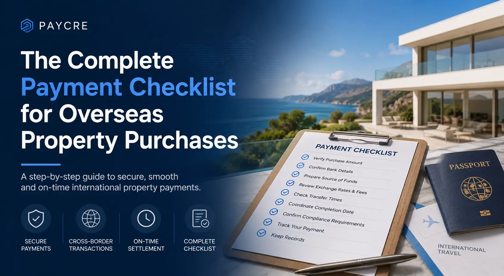 The Complete Payment Checklist for Overseas Property Purchases