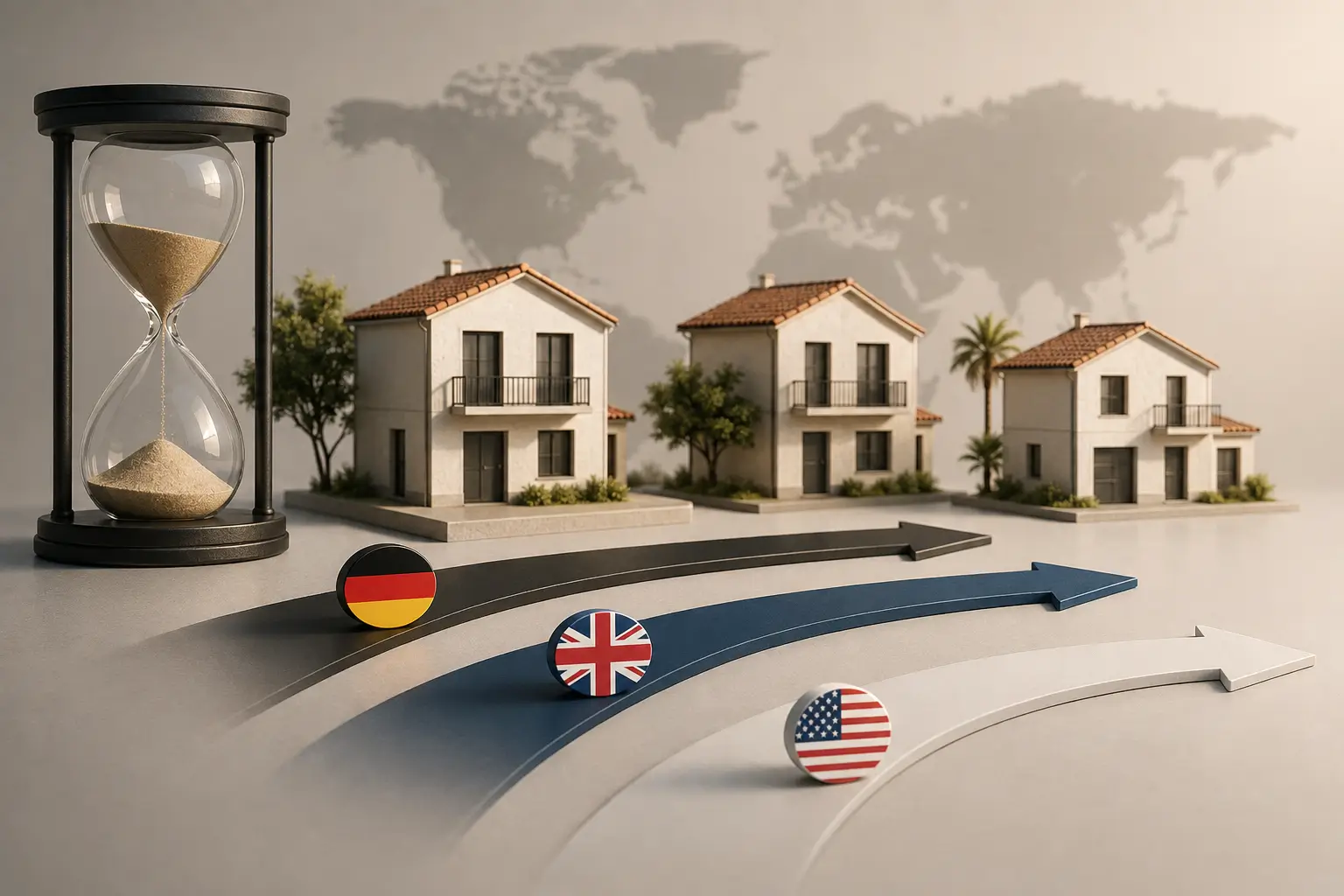 German buyers close in 30 days. British buyers take 60. American 90.