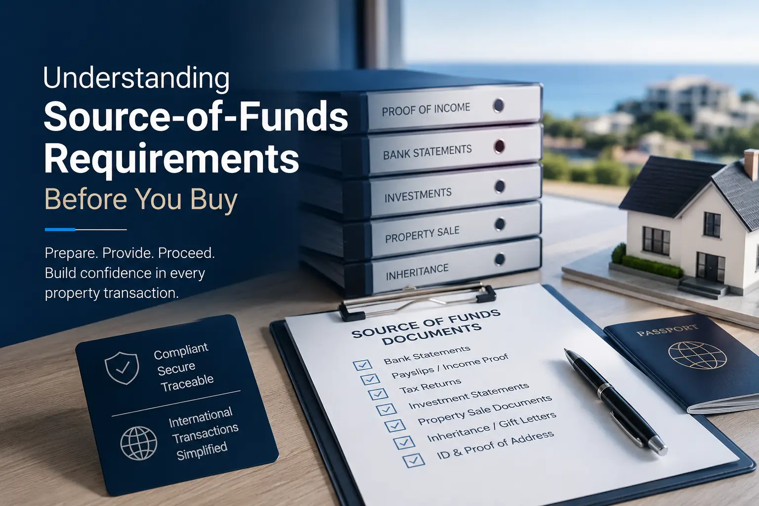Understanding Source-Of-Funds requirements before You buy